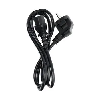 Napájecí kabel Kabel napájecí k počítači PC, monitoru, tiskárně 230V 16A 1,5 m černý - OEM + zdarma možnost vyzkoušet a vrátit zboží do 30 dní