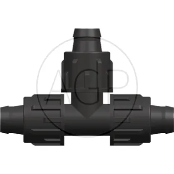 Fitinka T-kus na přípoj 17 x 17 x 17