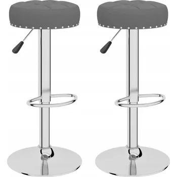 Barová židle Barové židle s plynovým pístem, tmavě šedé, 38,5x38,5x(63-83) cm