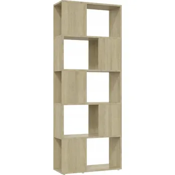 Knihovna Regál na knihy/přepážka, dub sonoma, 60x24x