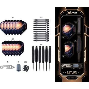 Šipka Šipky steel XQ Max Saturn Dual 22g brass, 2 sety