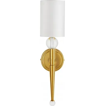 Nástěnné svítidlo Nástěnné svítidlo Step into design čiré, bílé, zlaté E14 40 W