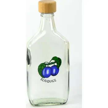 Láhev Láhev sklo 500ml BACKSTEIN s víčkem ŠVESTKA KUTIL Sklad7 4480062.00 (KUTIL Sklad7)