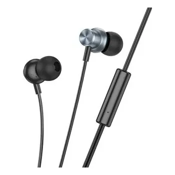 Sluchátka Drátová špuntová sluchátka 3,5mm jack Hoco M110, šedá - Hoco + zdarma možnost vyzkoušet a vrátit zboží do 30 dní