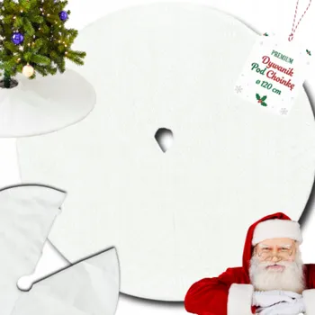 Vánoční dekorace KOBEREC POD VÁNOČNÍ STROMEČEK VELKÝ VÁNOČNÍ KOBEREC KOŽÍŠEK NADÝCHANÝ PREMIUM 120 CM