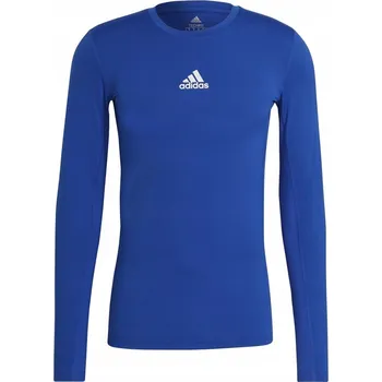 Pánské tričko Pánské Tričko ADIDAS TECHFIT LS TOP (XL) modré