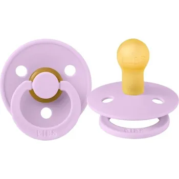 dudlíky Kulatý gumový Dudlík Bibs 0 +