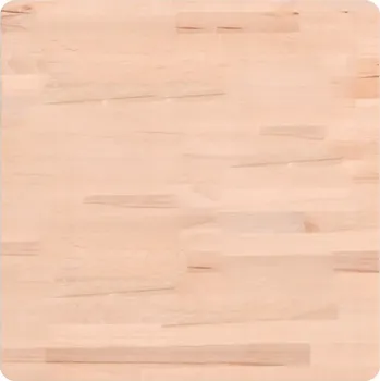 Konferenční stolek Čtvercová deska stolu z masivního bukového dřeva 50x50x1,5 cm