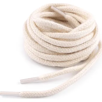 Tkaničky do bot Bavlněné tkaničky do bot, tenisek, mikin délka 120 cm, malé, 2 režná světlá