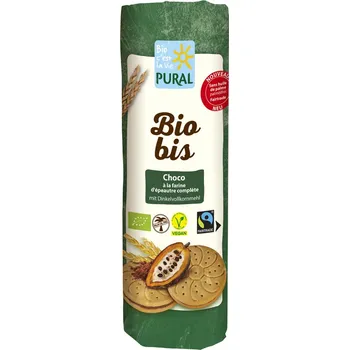 Pural BioBis Sušenky špaldové s čokoládou 320 g bio BIO VEGAN Množství: 1 ks