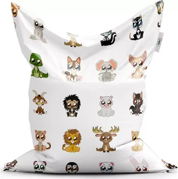 Sedací pytel Sablio Sedací vak Classic Zvířátka 4 - 200x140 cm