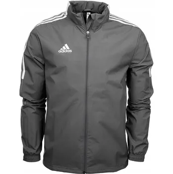 Pánská mikina PÁNSKÁ MIKINA ADIDAS TIRO 21 ALLWEATHER SPORTOVNÍ ŠEDÁ vel. S