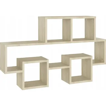 police Nástěnná police ve tvaru auta, dub sonoma, 82x15x51 cm