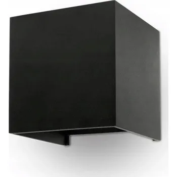 Nástěnné svítidlo Venkovní nástěnné svítidlo V-TAC černé s integrovaným LED zdrojem 5 W