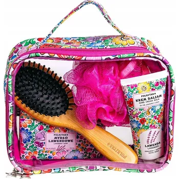 Kosmetická taška Kosmetická taštička Folkstar cestovní kosmetická taštička s příslušenstvím, opolská, vícebarevná