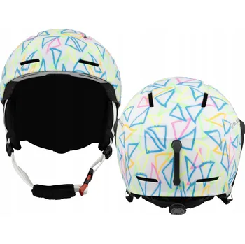 Lyžařská helma BLIZZARD Flash Visor dětská lyžařská helma S 52/56cm bílá