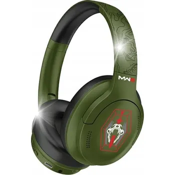Sluchátka BEZDRÁTOVÁ HERNÍ SLUCHÁTKA - OTL Call of Duty ANC Olive snake