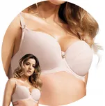 PODPRSENKA CELINA BÉŽOVÁ - Béžová, 75E vyztužená hladká košíčky Unikat