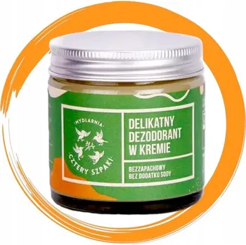 4 Špačci Přírodní deodorant v krému bez vůně a bez sody 60 ml