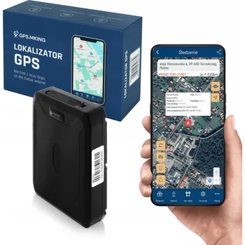 Lokátor GPS lokátor bez předplatného na magnet, sledování, odposlech, 120 dní výdrž baterie MK07