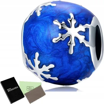 Přívěsek STŘÍBRNÝ CHARMS SNĚHURKA DÁREK K VÁNOCŮM 925