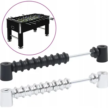 POČÍTADLA SKÓRE PRO STOLNÍ FOTBAL 2 KS STŘÍBRNÁ A ČERNÁ