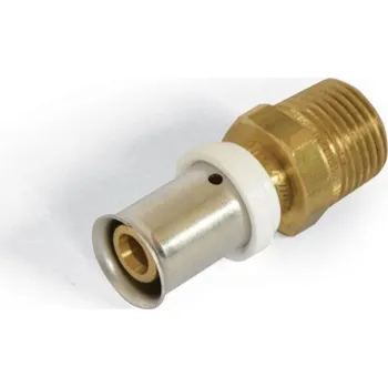 Vodovodní potrubí Spojka press redukovaná Gabotherm GT-M-PUK 26 3/4˝ AG