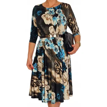 Dámské šaty Klasické midi koktejlové šaty K&M Krawiectwo velikost 40