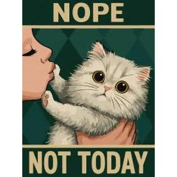 Set školních potřeb Malowanie po numerach - Plakat. Nie dzisiaj 30x40