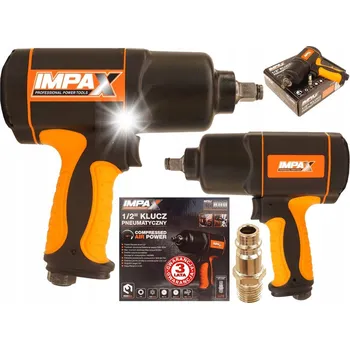 PNEUMATICKÝ RÁZOVÝ UTAHOVÁK 1/2" MAX. KROUTÍCÍ MOMENT 800 NM IMX800 NUAIR