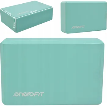 Kostka na Jógu, Pilates ENERO FIT Pěnový Blok Mátový pro Protažení