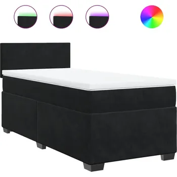 Postel Jednolůžková dřevěná postel VidaXL 90x200 cm černá