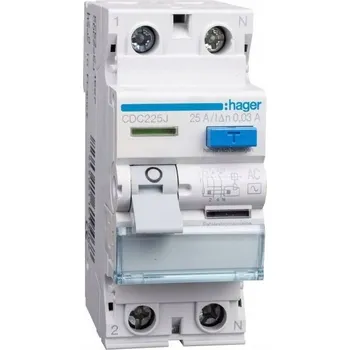 Proudový chránič Proudový chránič 2P 25A 0,3A typ A CFA22