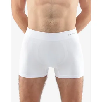 Boxerky Gina Pánské boxerky s delší nohavičkou 54005P bílá M/L