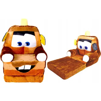 Křeslo Rozkládací křeslo MATERACE Z GÓR hnědé