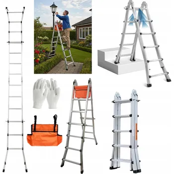 Žebřík Žebřík Hooha hliníkový 3 x 18 do 150 kg