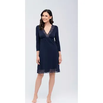 Podprsenka BABELLA KOŠILE NOČNÍ THELMA VISKÓZA NÁMOŘNICKÁ MODRÁ 3XL