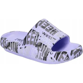 Dámské žabky PĚNOVÉ PANTOFLE ŽABKY AMERICAN CLUB NH177 FIALOVÉ 31