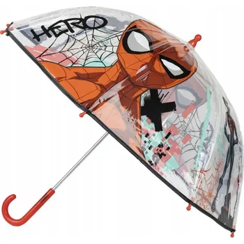 Deštník Dětský průhledný deštník Spiderman Hero Ø71 cm
