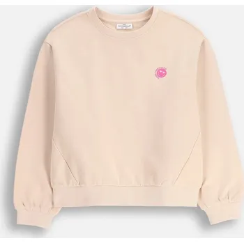 Chlapecké oblečení Dětská Tepláková Mikina Dívčí Tepláková Béžová Velikost 140 Coccodrillo ZC5