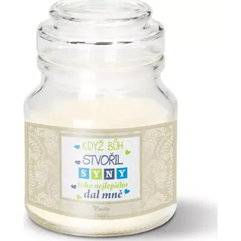 Svíčka Sablio Svíčka Když Bůh stvořil syny - 120 g