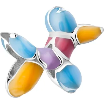 Přívěsek Stříbrný přívěsek Beads se smaltem pro dítě - pejsek - AP541-4809