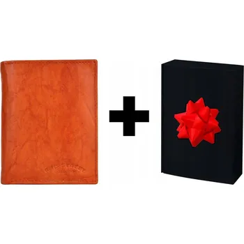 RUDY Pánská kožená peněženka svislá mládežnická Bag Street KARAMELOVÁ