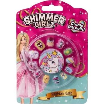 Umělé nehty dětské nalepovací nehty press‑on (12 kusů)