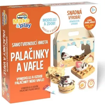 Modelovací hmota Modelo samotvrdnoucí modelína – palačinky a vafle kreativní sada