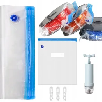 Příslušenství k 3D tiskárně VAKUOVÉ PYTLE NA FILAMENT 3D SÁČEK PRO SKLADOVÁNÍ FILAMENTŮ 3D + PUMPIČKA