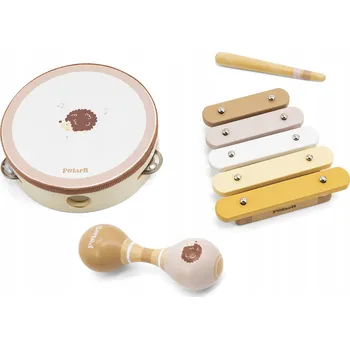 Dřevěná hračka VIGA Dřevěná hudební sada ježek