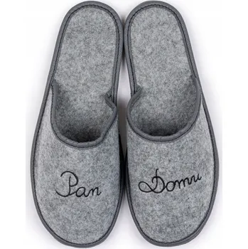 Dámské pantofle Papuče Filcové pantofle Nazouváky „Pan domu“ 43