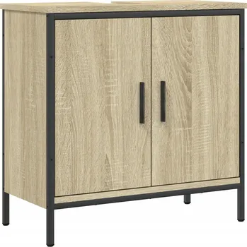 Koupelnový nábytek Koupelnová skříňka s deskou pod umyvadlo, Dub Sonoma, 60x30x60 cm