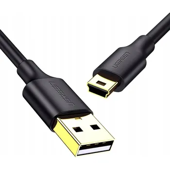 Datový kabel Kabel Ugreen USB - USB 2.0 Mini 0,25 m černý